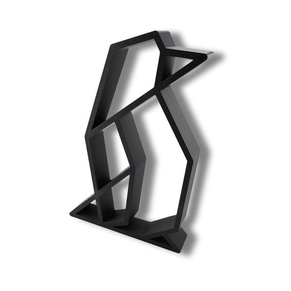 Abstract King Penguin Sculpture, Minimalist Line Art Penguin, Arctic Anima, Home Decor, Modern Hobbies and Desk Line Art