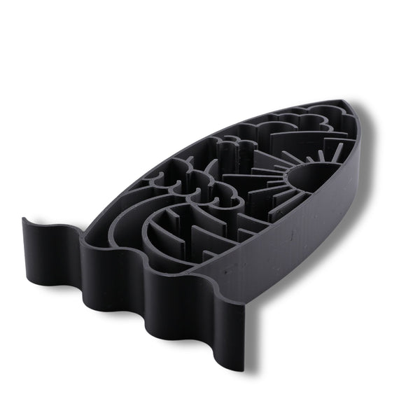 Surfboard Scenic Figure, 3D Printed Line Art, Surfer Sculpture, Water Sports Gift Idea, Surf Decorations, Surfing Gift Surfer