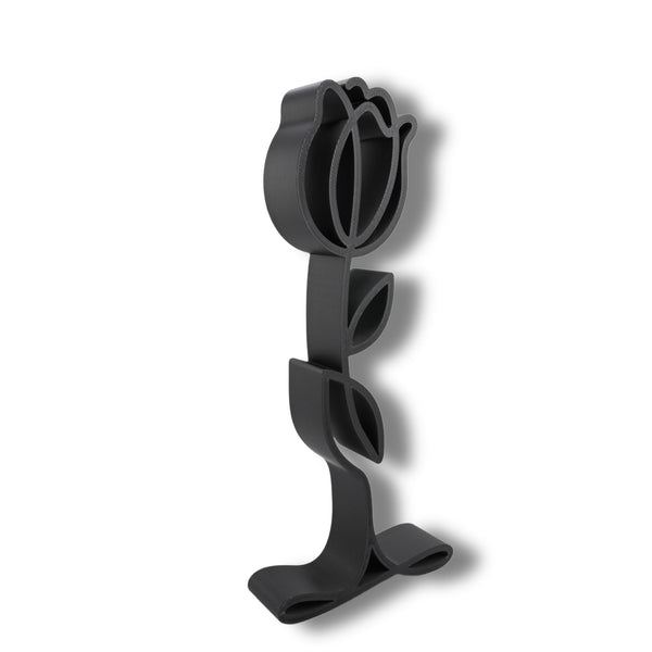 Rose Bud Sculpture, Minimalist Line Art, Rose Silhouette, Elegant Floral Home Decor, Modern Hobbies, Desk Line Art