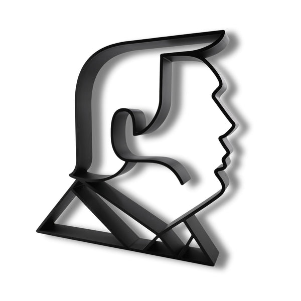 Donald Trump Side Silhouette, Minimalist Line Art Decor, Elegant Leadership Artwork, Home Decor, Modern Hobbies, Desk Line Art