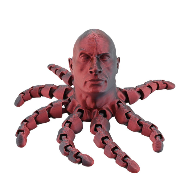 The Rocktopus 3D Printed Articulated Fidget Toy – Artistic Octopus Design, Stress Relief for All Ages