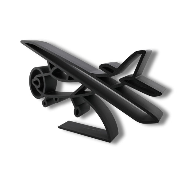 Retro Airplane Decor, Minimalist Line Art Plane, Skyward Elegant Home Decor, Modern Hobbies and Desk Line Art for Collectors