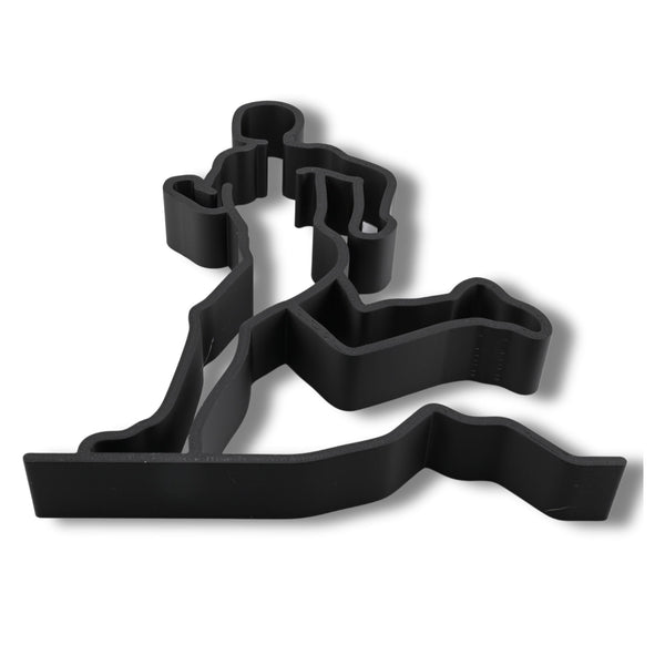 Athletic Male Runner, Minimalist Line Art Athlete, Strong and Focused Runner Silhouette Home Decor, Modern Hobbies and Desk Line Art