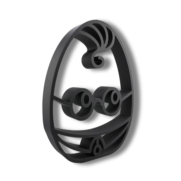 Boy Wizard Easter Decor, Minimalist Line Art, Egg Silhouette Statue, Elegant Seasonal Home Decor, Modern Hobbies, Desk Line Art