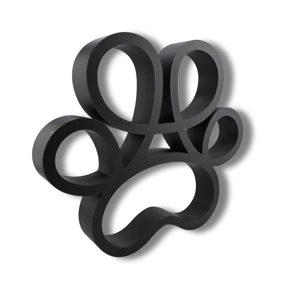 Curly Cat Paw Sculpture, Minimalist Line Art, Cat Paw Silhouette Decor, Pet Lover Gift, Home Decor, Modern Hobbies, Desk Line Art