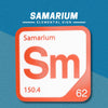 SAMARIUM Periodic Table Tile – Educational Wall Art for Science Lovers, 5.6 x 5.6 Inches