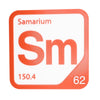 SAMARIUM Periodic Table Tile – Educational Wall Art for Science Lovers, 5.6 x 5.6 Inches
