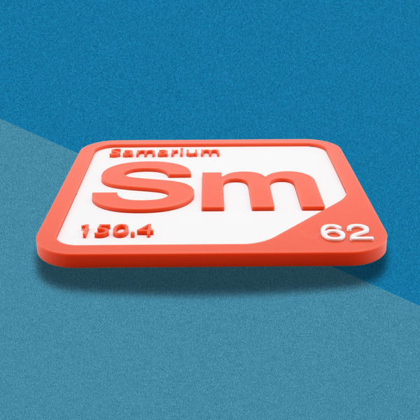 SAMARIUM Periodic Table Tile – Educational Wall Art for Science Lovers, 5.6 x 5.6 Inches