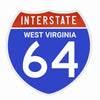 Interstate 64 Road Sign Replica – Personalized Travel Sign | Home & Office Wall Decor (8.54” x 8.53”)
