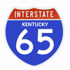 Interstate 65 Road Sign Replica – Personalized Travel Sign | Home & Office Wall Decor (8.54” x 8.53”)