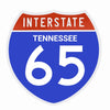 Interstate 65 Road Sign Replica – Personalized Travel Sign | Home & Office Wall Decor (8.54” x 8.53”)