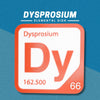 DYSPROSIUM Periodic Table Tile – Educational Wall Art for Science Lovers, 5.6 x 5.6 Inches