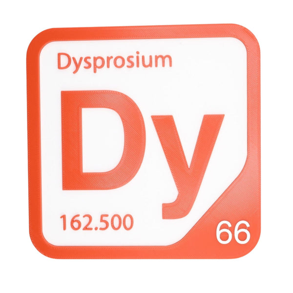 DYSPROSIUM Periodic Table Tile – Educational Wall Art for Science Lovers, 5.6 x 5.6 Inches