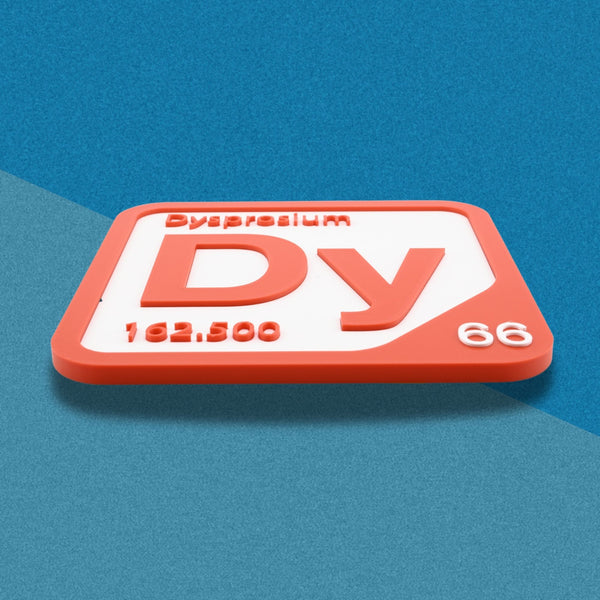 DYSPROSIUM Periodic Table Tile – Educational Wall Art for Science Lovers, 5.6 x 5.6 Inches