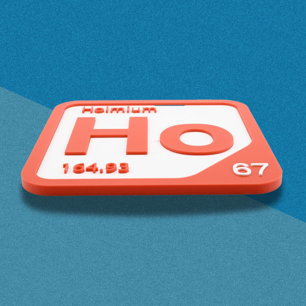 HOLMIUM Periodic Table Tile – Educational Wall Art for Science Lovers, 5.6 x 5.6 Inches