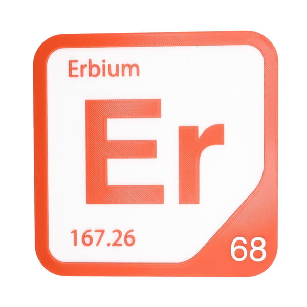 ERBIUM Periodic Table Tile – Educational Wall Art for Science Lovers, 5.6 x 5.6 Inches