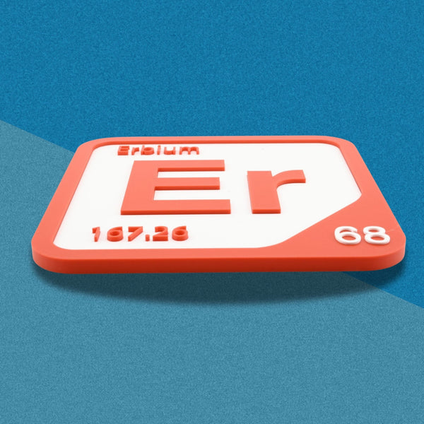 ERBIUM Periodic Table Tile – Educational Wall Art for Science Lovers, 5.6 x 5.6 Inches