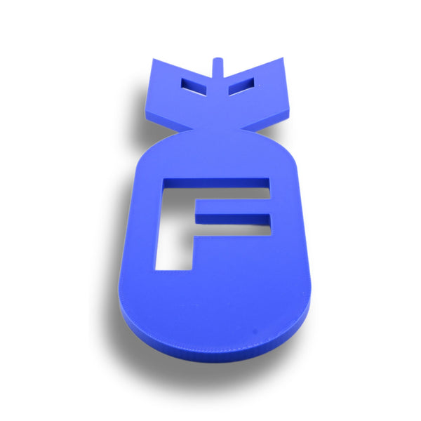 F Bomb Wall Sign - Explosive Humor Home Decor, Easy to Install, Quirky and Durable, Perfect Funny Gift Idea