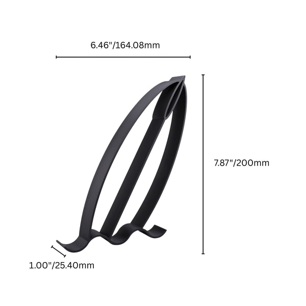 Surfboard Floating Figure, 3D Printed Line Art, Surfer Sculpture, Water Sports Gift Idea, Surf Decorations, Surfing Gift Surfer