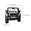 Jeep Wrangler Sculpture Front View Minimalist Line Art SUV Statue, Off-Road Vehicle Wall Decor, Adventure Lover Gift, Modern Desk Display