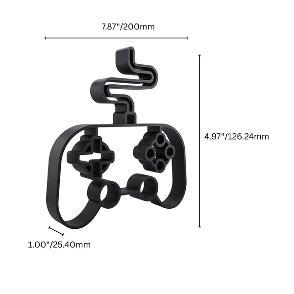 Gaming Console Controller Figure, Game Controller Silhouette Home Decor, Modern Hobbies and Desk Line Art, Gamer Gift Ideas