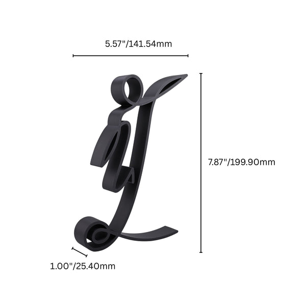 Soccer Ball Kick Line Art Sculpture, 3D Printed Gift, Unique Football Gift Idea, Custom Line Art Sculpture, Minimalist Home Decor