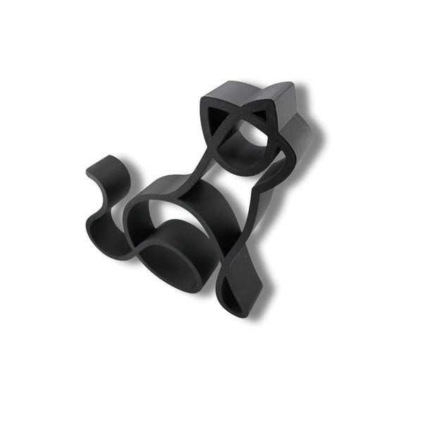 Attentive Cat Sculpture, Minimalist Line Art Cat, Cat Silhouette Home Decor, Modern Hobbies and Desk Line Art