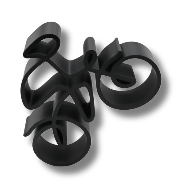 Road Cyclist Sculpture, Minimalist Line Art Cyclist, Cycling Silhouette Home Decor, Modern Hobbies and Desk Line Art