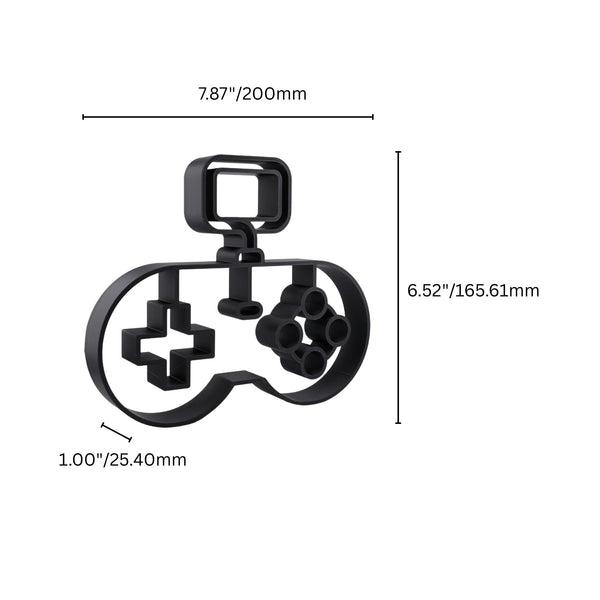 Gamer Controller Decor, Minimalist Line Art Controller, Game Controller Silhouette Home Decor, Modern Hobbies and Desk Line Art