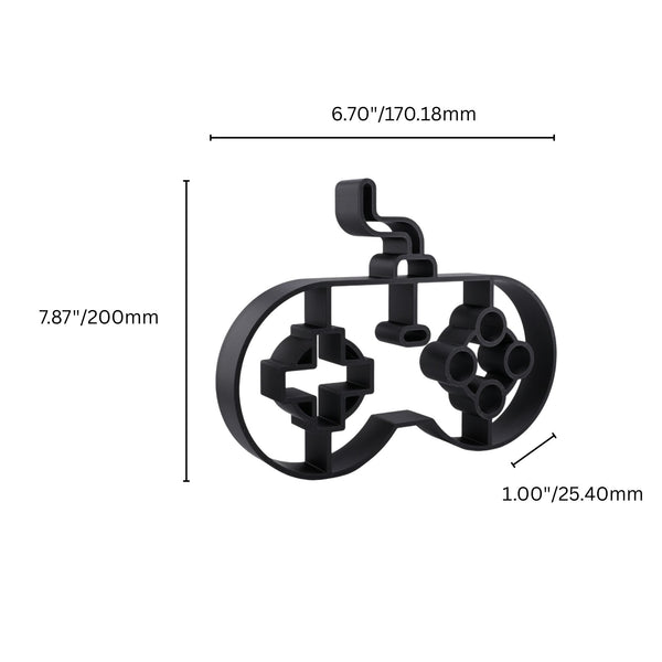 Minimalist Video Game Controller Sculpture, Game Controller Silhouette Home Decor, Modern Hobbies and Desk Line Art