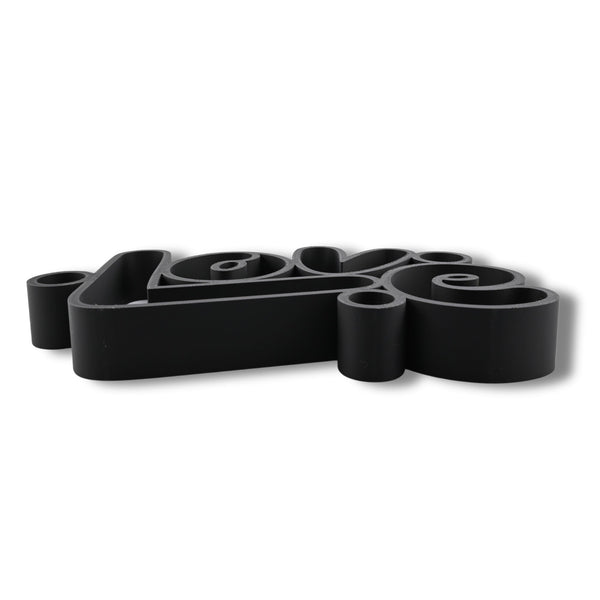 Love Bubble Letters, Minimalist Line Art, "Love" Sculpture, Elegant Inspirational Home Decor, Modern Hobbies, Desk Line Art