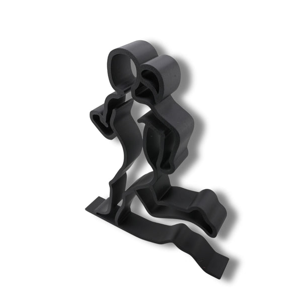 Athletic Female Runner, Minimalist Line Art Athlete, Strong and Focused Female SilhouetteHome Decor, Modern Hobbies and Desk Line Art