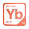 YTTERBIUM Periodic Table Tile – Educational Wall Art for Science Lovers, 5.6 x 5.6 Inches