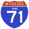 Interstate 71 Road Sign Replica – Personalized Travel Sign | Home & Office Wall Decor (8.54” x 8.53”)