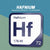HAFNIUM Periodic Table Tile – Educational Wall Art for Science Lovers, 5.6 x 5.6 Inches