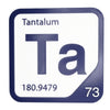 TANTALUM Periodic Table Tile – Educational Wall Art for Science Lovers, 5.6 x 5.6 Inches