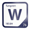 TUNGSTEN Periodic Table Tile – Educational Wall Art for Science Lovers, 5.6 x 5.6 Inches