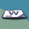 TUNGSTEN Periodic Table Tile – Educational Wall Art for Science Lovers, 5.6 x 5.6 Inches