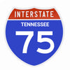 Interstate 75 Road Sign Replica – Personalized Travel Sign | Home & Office Wall Decor (8.54” x 8.53”)
