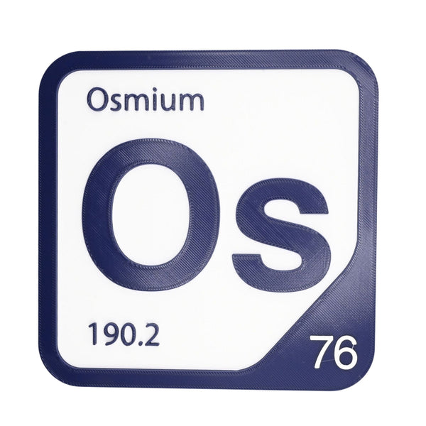 OSMIUM Periodic Table Tile – Educational Wall Art for Science Lovers, 5.6 x 5.6 Inches