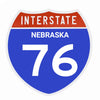 Interstate 76 Road Sign Replica – Personalized Travel Sign | Home & Office Wall Decor (8.54” x 8.53”)