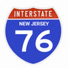 Interstate 76 Road Sign Replica – Personalized Travel Sign | Home & Office Wall Decor (8.54” x 8.53”)