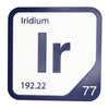 IRIDIUM Periodic Table Tile – Educational Wall Art for Science Lovers, 5.6 x 5.6 Inches