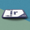 IRIDIUM Periodic Table Tile – Educational Wall Art for Science Lovers, 5.6 x 5.6 Inches