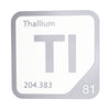 THALLIUM Periodic Table Tile – Educational Wall Art for Science Lovers, 5.6 x 5.6 Inches