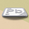 LEAD Periodic Table Tile – Educational Wall Art for Science Lovers, 5.6 x 5.6 Inches
