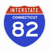 Interstate 82 Road Sign Replica – Personalized Travel Sign | Home & Office Wall Decor (8.54” x 8.53”)