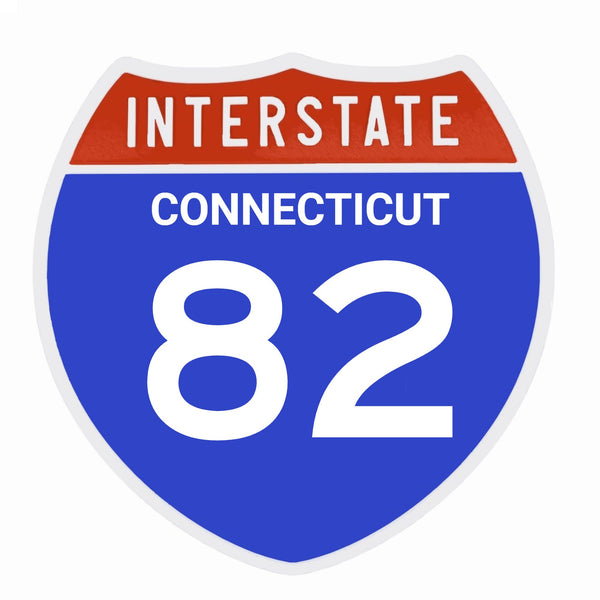 Interstate 82 Road Sign Replica – Personalized Travel Sign | Home & Office Wall Decor (8.54” x 8.53”)