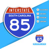Interstate 85 Road Sign Replica – Personalized Travel Sign | Home & Office Wall Decor (8.54” x 8.53”)