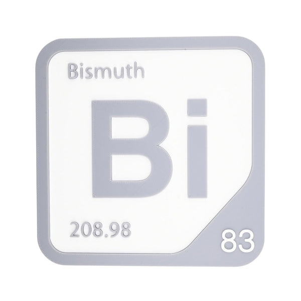 BISMUTH Periodic Table Tile – Educational Wall Art for Science Lovers, 5.6 x 5.6 Inches